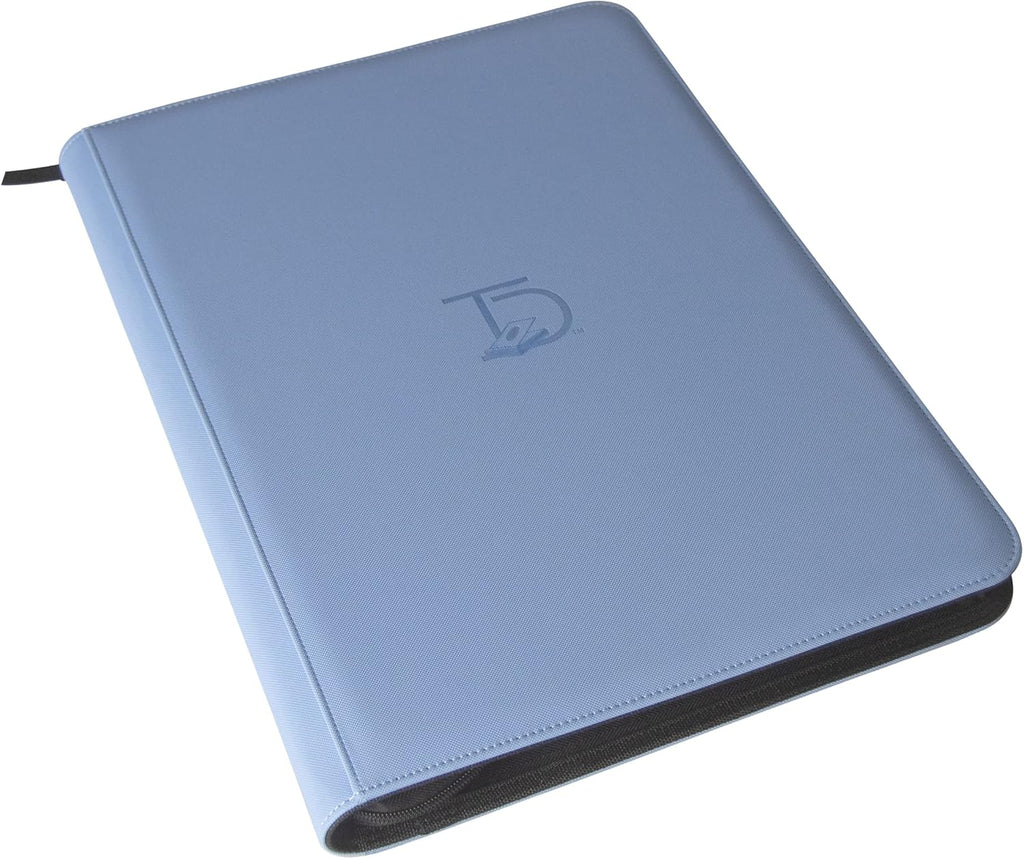 1000 Card Binder - TCG Portfolio - 16 Pocket Card Binder - Ringless Binder Compatible with Pokemon Cards, Yu-Gi-Oh, Magic the Gathering, and More - Side Load Sleeves - Cards Album (Blue)