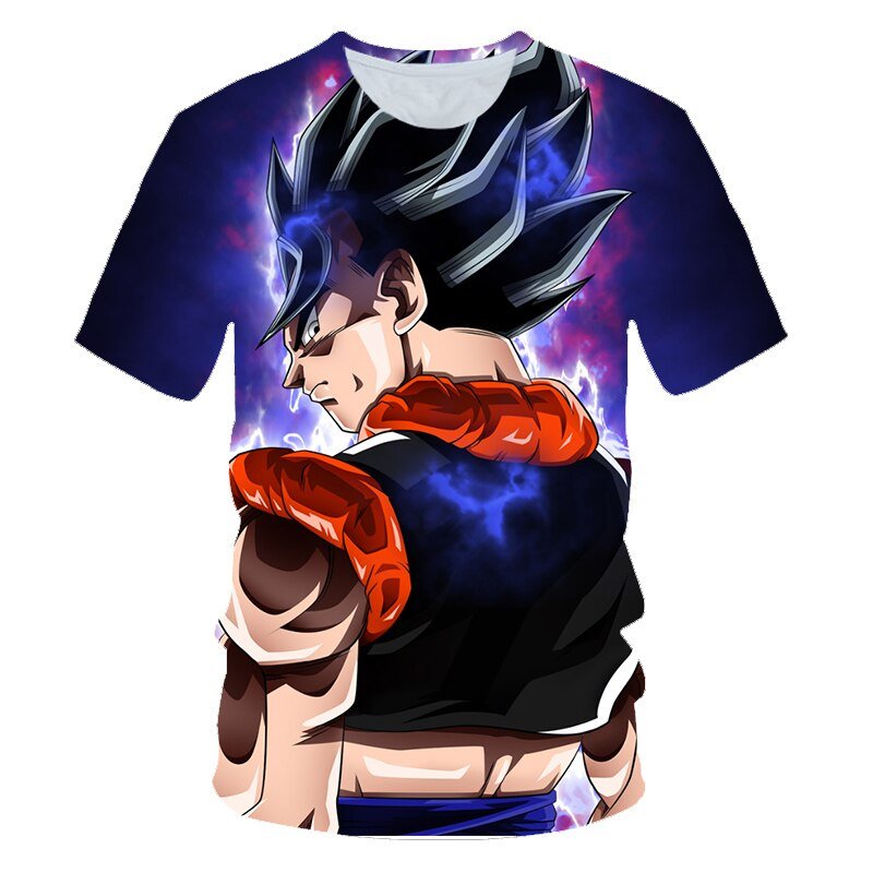 Cool Goku Dragon Ball Z 3d T Shirt Summer Hipster Short Sleeve Tee Tops Men/Women Anime DBZ Harajuk T-Shirts Homme Boys T shirt