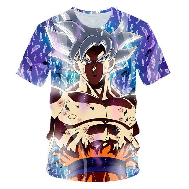 Cool Goku Dragon Ball Z 3d T Shirt Summer Hipster Short Sleeve Tee Tops Men/Women Anime DBZ Harajuk T-Shirts Homme Boys T shirt