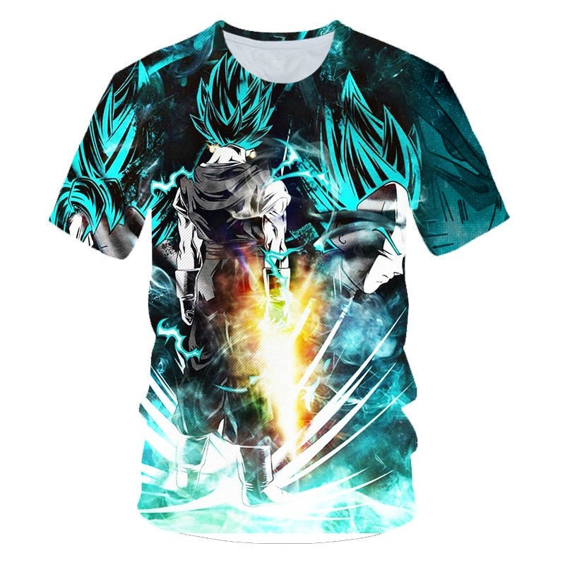Cool Goku Dragon Ball Z 3d T Shirt Summer Hipster Short Sleeve Tee Tops Men/Women Anime DBZ Harajuk T-Shirts Homme Boys T shirt