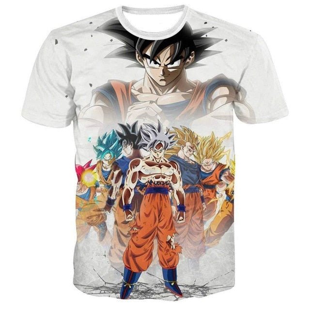 Dragon Ball DBZ Bulma Super Saiyan Vegeta T-shirt 3D Men Women Anime Kid Goku Goten Gohan T shirt Harajuku Summer Tee Shirts