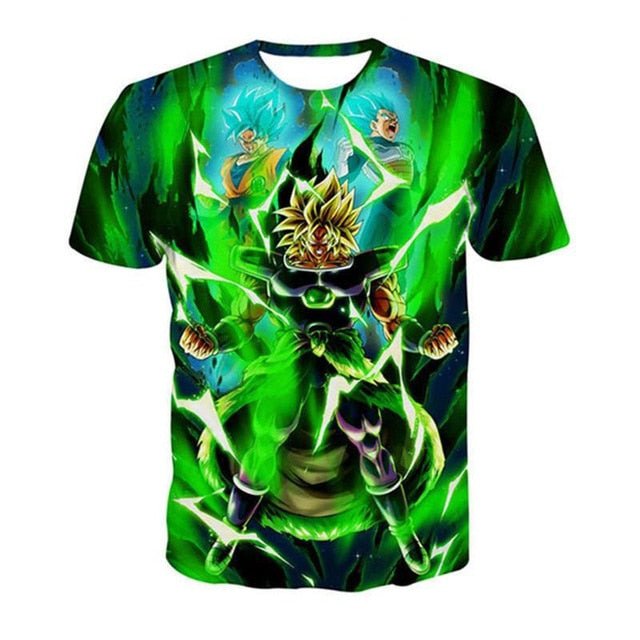 Dragon Ball DBZ Bulma Super Saiyan Vegeta T-shirt 3D Men Women Anime Kid Goku Goten Gohan T shirt Harajuku Summer Tee Shirts