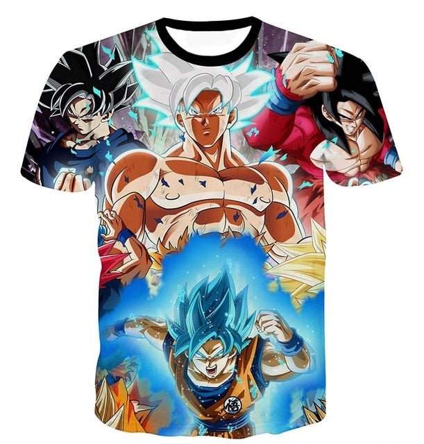Dragon Ball DBZ Bulma Super Saiyan Vegeta T-shirt 3D Men Women Anime Kid Goku Goten Gohan T shirt Harajuku Summer Tee Shirts