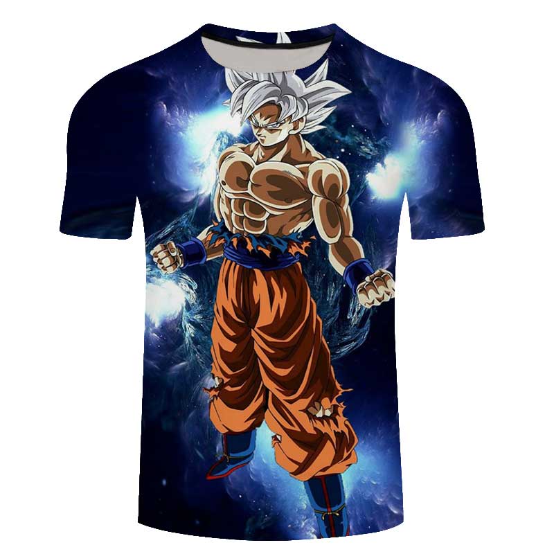Goku Dragon Ball Z 3d T Shirt Summer Hipster Short Sleeve Tee Tops Men/Women Anime DBZ Harajuk T-Shirts Homme