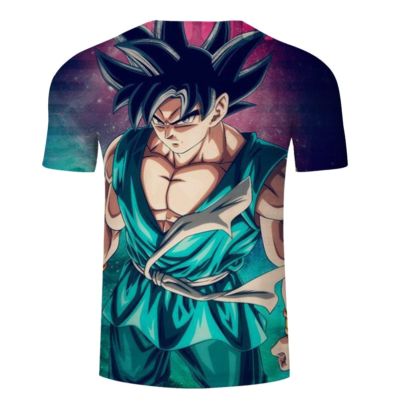 Goku Dragon Ball Z 3d T Shirt Summer Hipster Short Sleeve Tee Tops Men/Women Anime DBZ Harajuk T-Shirts Homme
