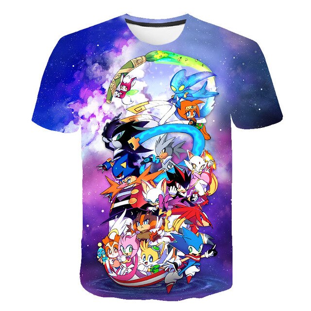Men/Women 3D Cartoon Game Print T-shirts Costume Boys T Shirt Girls Summer T-shirt Kid Clothing Children Tee Tops Clothes
