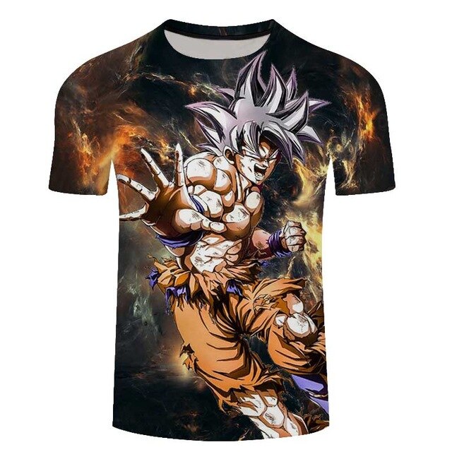 Goku Dragon Ball Z 3d T Shirt Summer Hipster Short Sleeve Tee Tops Men/Women Anime DBZ Harajuk T-Shirts Homme