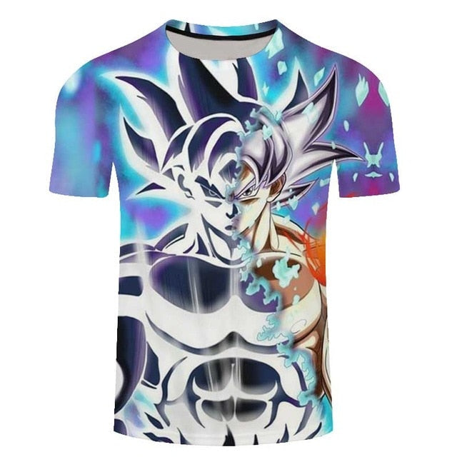 Goku Dragon Ball Z 3d T Shirt Summer Hipster Short Sleeve Tee Tops Men/Women Anime DBZ Harajuk T-Shirts Homme