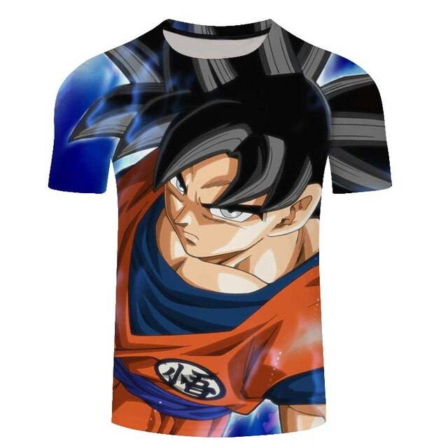 Goku Dragon Ball Z 3d T Shirt Summer Hipster Short Sleeve Tee Tops Men/Women Anime DBZ Harajuk T-Shirts Homme