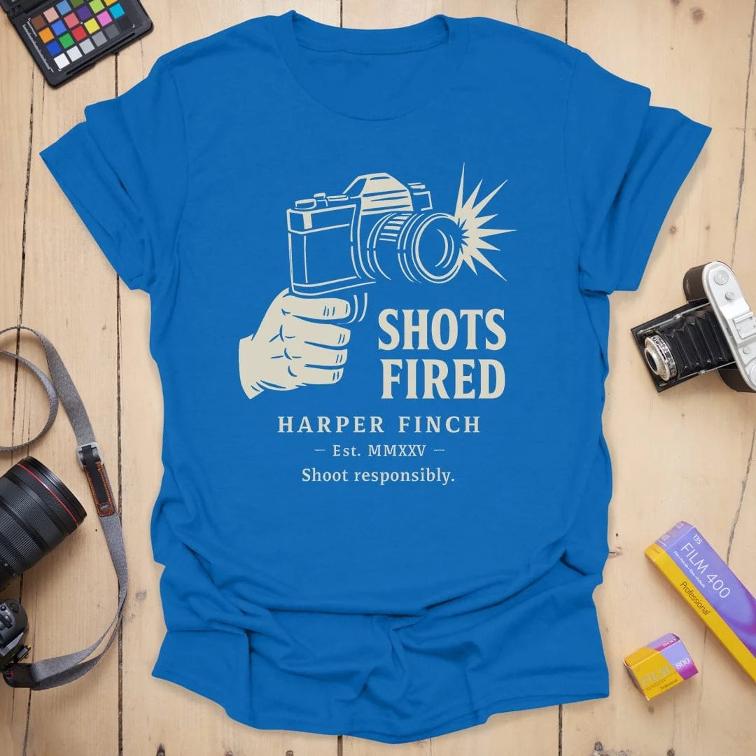 Shoot Responsibly T-Shirta - Royal, 3XL